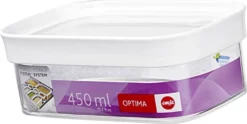 Emsa Trockenvorratsdose OPTIMA 0,45 Liter Transparent / Weiß -Mepalhom Geschaft d611545bf849e4be6542a3d2e1c28d85
