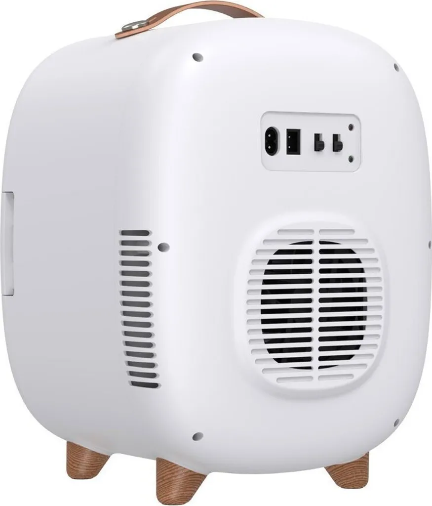 Baseus Mini Beauty Kühlschrank Für Kosmetik Reisekühlschrank Mit Heizung 8l 220V EU / 12V Weiß 5 Baseus Mini Beauty Kühlschrank Für Kosmetik Reisekühlschrank Mit Heizung 8l 220V EU / 12V Weiß – Bild 3