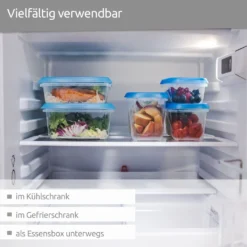 Wüllner & Kaiser Gefrierdosen 4er Set 750 Ml, Frischhaltedosen Mit Deckel, Ideal Zum Einfrieren, Vielfältig Verwendbar -Mepalhom Geschaft d89aec28365d5fc1919bb0537cc7b590