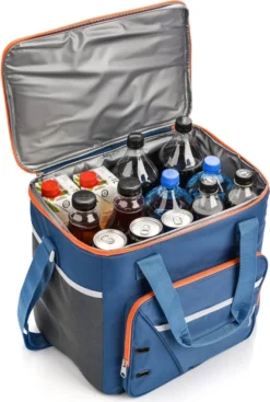 METEOR Kühltasche Frosty Picknicktasche Thermotasche Isoliertasche 30L Blue/grey -Mepalhom Geschaft d9268854a16e39fe6bb07bf75138b7ba