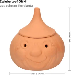 Mambocat Zwiebeltopf Onni Terrakotta Vorrats-Dose Mit Deckel Zur Aufbewahrung Von Ca. 900g Zwiebeln 18 Mambocat Zwiebeltopf Onni Terrakotta Vorrats-Dose Mit Deckel Zur Aufbewahrung Von Ca. 900g Zwiebeln -Mepalhom Geschaft d99c2b2fda020b54893571d53ab9bfcd