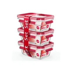 Emsa Frischhaltedose CLIP & CLOSE Glas 0,45 Liter 3er Set -Mepalhom Geschaft da44712430bde0e1be2493da7177cc0a