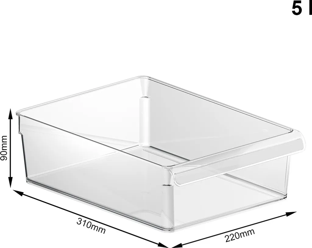 ROTHO „Kühlschrankorganizer 3 Tlg. LOFT“, Ausführung:Set 5 ROTHO „Kühlschrankorganizer 3 Tlg. LOFT“, Ausführung:Set – Bild 3