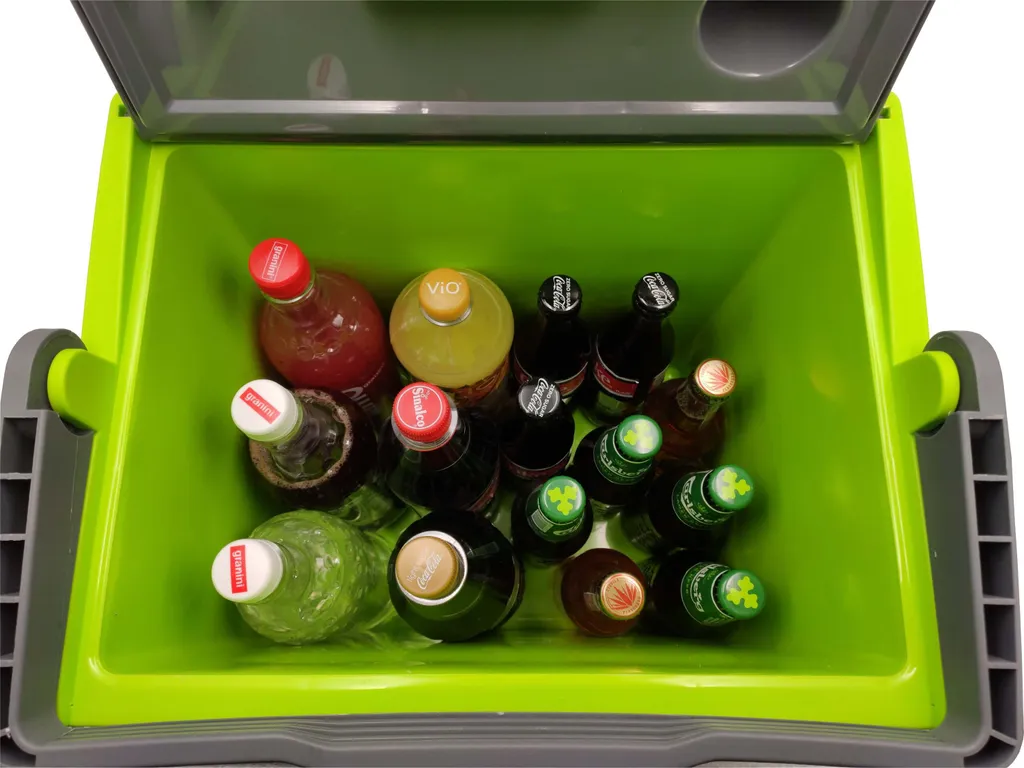 Steinborg Kühlbox 30 Liter | Warmhaltebox | Praktischer Tragegriff | Eco-Modus | 12 V/ 230 V Stromversorgung 9 Steinborg Kühlbox 30 Liter | Warmhaltebox | Praktischer Tragegriff | Eco-Modus | 12 V/ 230 V Stromversorgung – Bild 7