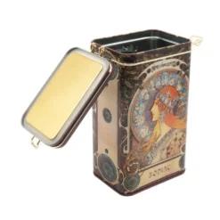 Vorratsdose Von Fridolin - Kaffeedose, Teedose - Geprägt Und Aufwendig Lackiert - Künstler: Art Nouveau, Motiv: Zodiac - Maße: (B/H/T) Ca. 11 × 18 × 7,4 Cm Volumen Ca. 1,5L -Mepalhom Geschaft dd9eb9a257ea6cc8e7d1ec70e969bdef