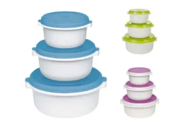 Emsa Micro Family Starter Set, Weiß/Brombeer, 0,5/1,0/1,5 L, 508455 -Mepalhom Geschaft df082f9e91fa71650017f0c8b924ed67