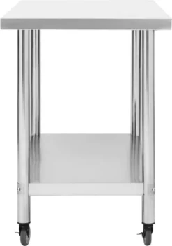 VidaXL Küchen-Arbeitstisch Mit Rollen 100x60x85 Cm Edelstahl -Mepalhom Geschaft e07faaff0fb648c553daf282270914af