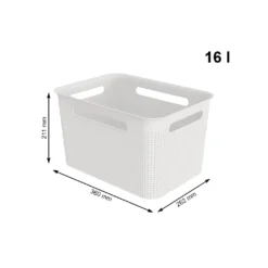 ROTHO Box Gross 16 L BRISEN, Farbe:Mistletoe White -Mepalhom Geschaft e087e792e8e832bcf2f8d7b5c9f9be04