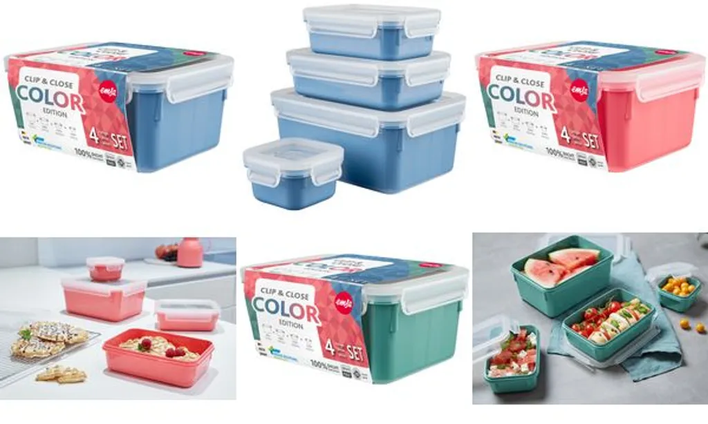 Emsa CLIP & CLOSE Colour Edition Grün 4er Set (0,2 / 0,55 / 0,8 / 2,2) 15 Emsa CLIP & CLOSE Colour Edition Grün 4er Set (0,2 / 0,55 / 0,8 / 2,2) – Bild 13