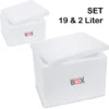 THERM BOX SET 19 & 2 Liter Styroporbox Mit Deckel Thermobox Für Essen & Getränke - Styropor Kühlbox Warmhaltebox 1 THERM BOX SET 19 & 2 Liter Styroporbox Mit Deckel Thermobox Für Essen & Getränke - Styropor Kühlbox Warmhaltebox -Mepalhom Geschaft e7172814e014a61498fe0c22b302b998