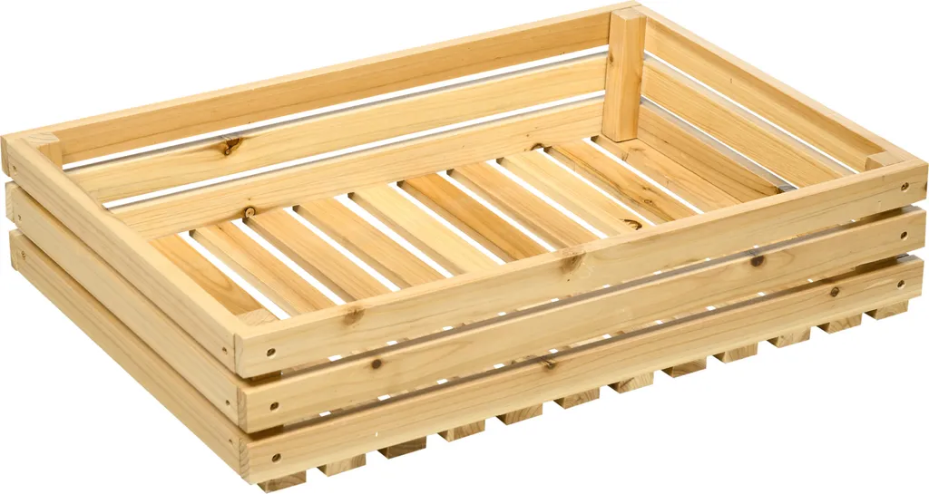 Outsunny Obsthalter Mit Rädern, Gemüseregal Mit 5 Regalen, Obstkorbständer, Aufbewahrungswagen, Für Gemüse, Obst, Bis 20 Kg Belastbar, Aus Tannenholz, Natur 9 Outsunny Obsthalter Mit Rädern, Gemüseregal Mit 5 Regalen, Obstkorbständer, Aufbewahrungswagen, Für Gemüse, Obst, Bis 20 Kg Belastbar, Aus Tannenholz, Natur – Bild 7