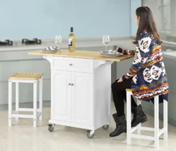 SoBuy® Servierwagen, Küchenwagen,mit Klappbare/erweiterbarer Arbeitsfläche, FKW36-WN 14 SoBuy® Servierwagen, Küchenwagen,mit Klappbare/erweiterbarer Arbeitsfläche, FKW36-WN -Mepalhom Geschaft eb67176df78a6594657f2f767bf67303 1