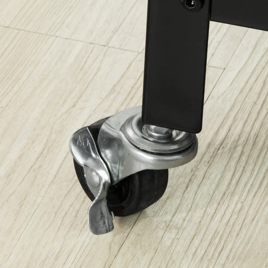 SoBuy SVW04-N Servierwagen Mit 3 Ablagen Beistellwagen Rollwagen Küchenwagen Küchenregal Industrie-Design BHT Ca.: 60x78x40cm 10 SoBuy SVW04-N Servierwagen Mit 3 Ablagen Beistellwagen Rollwagen Küchenwagen Küchenregal Industrie-Design BHT Ca.: 60x78x40cm – Bild 8