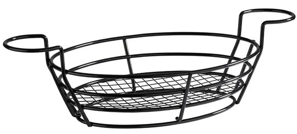 APS Servierkorb BURGER & FRIES Schwarz 4 APS Servierkorb BURGER & FRIES Schwarz – Bild 2