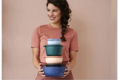 Mepal - Cirqula Vorratsdose Multi Schüssel & Schalen 3-teiliges Set Rund - Aufbewahrungsbox & Frischhaltedosen Mit Deckel - 300, 750 & 1250 Ml - Nordic Pine -Mepalhom Geschaft fae4352efd3bd72b063b52204639a083