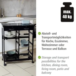 Wenko Küchenwagen Bon Appetit -Mepalhom Geschaft fd5a1d7e1fd8a4f683f9320c9cd558f4