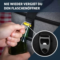 Obics - Kühltasche Gross Faltbar 30l Kuehlbox Isoliertasche Grau Für Essen In Tupperware Für Auto Mit Fächer Lunchtasche Camping Zubehör Für Picknick Essenstasche Isoliert Und Wasserdicht Für Arbeit -Mepalhom Geschaft fe21b5ca8f0b8482c70abd19b5082d29